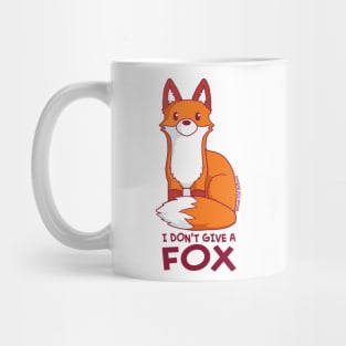 I Don't Give A Fox Mug